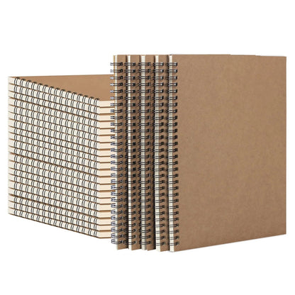 Set of 22 Kraft Hardcover Notebooks for College Ruled (No Part Numbers)