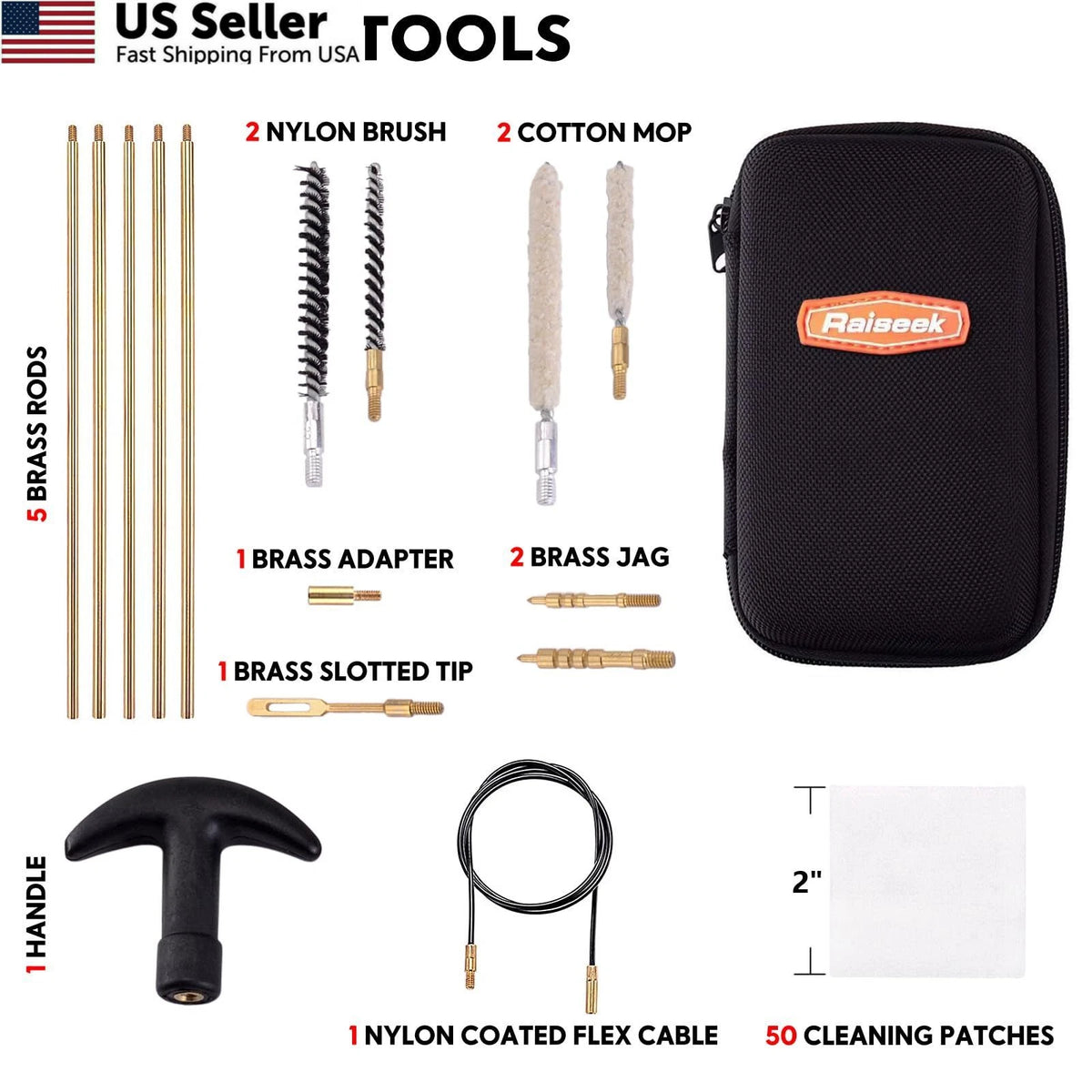 .177 Cal & .22 Airgun Cleaning Kit for Airguns (No Specific Years)