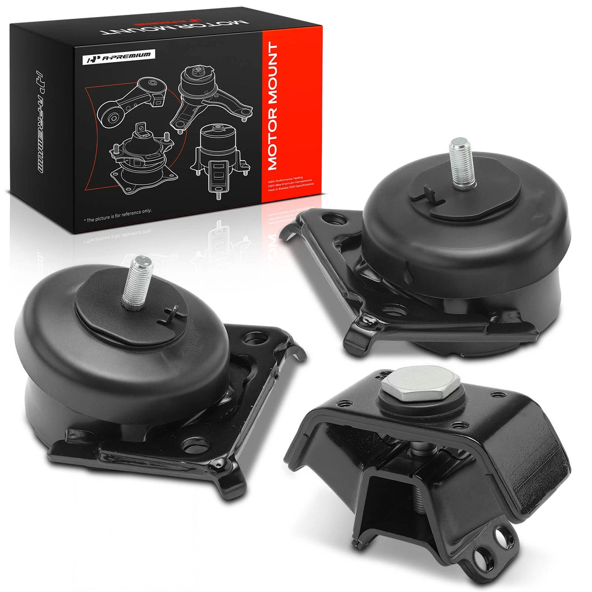 3X Engine Motor & Trans. Mount for Toyota Tacoma (2005–2015) 1236131081, 123710P030, A4260, A62020