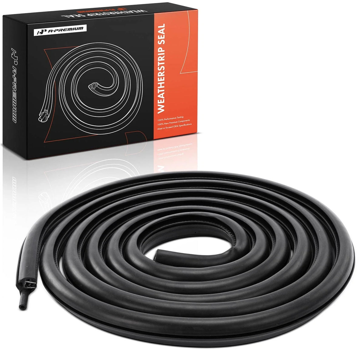 Set of 2 Front Door Seal Weatherstrips for Chevrolet Silverado 1500