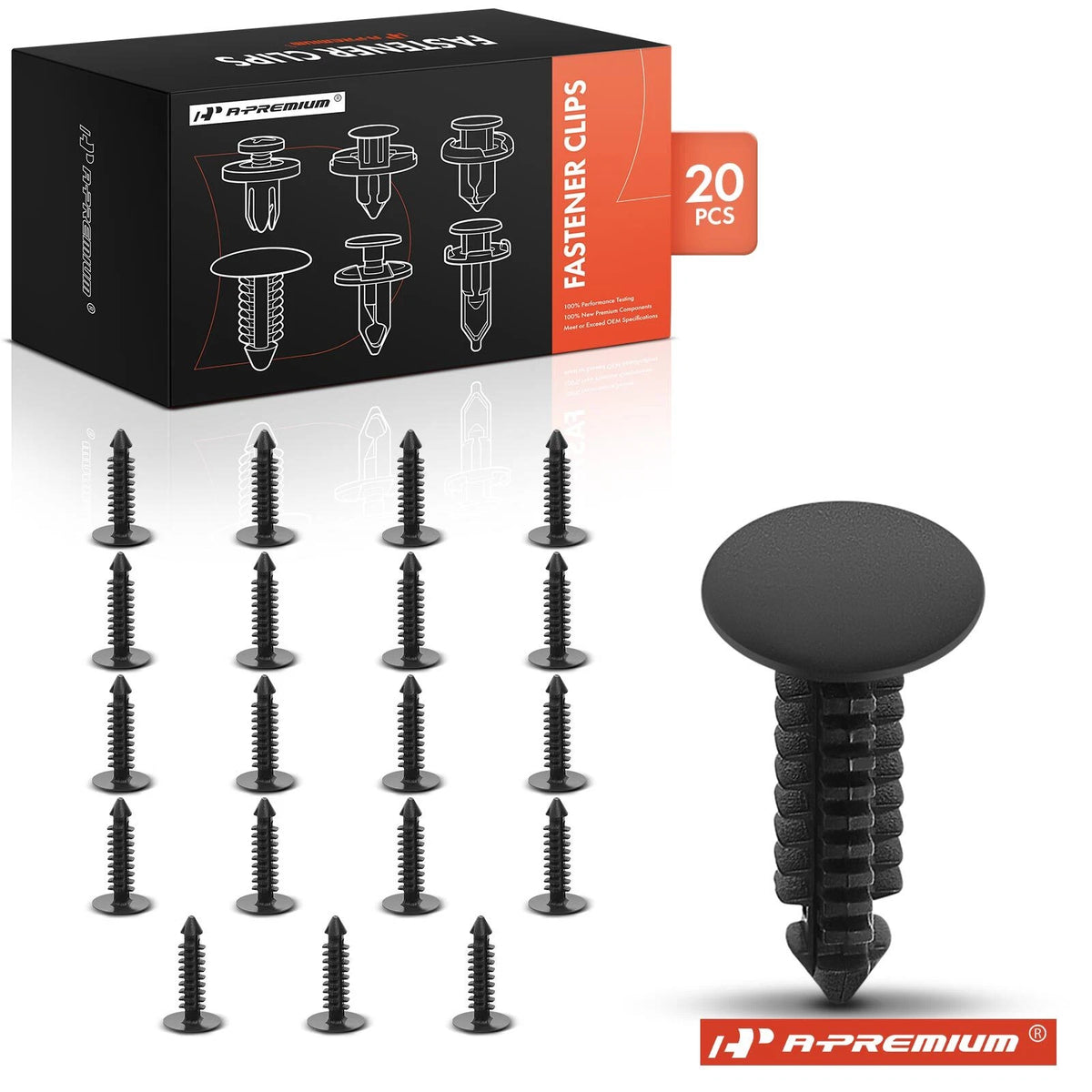 30Pcs Engine Mount Heat Retainer Clip for Mercury (N804448, 14757)