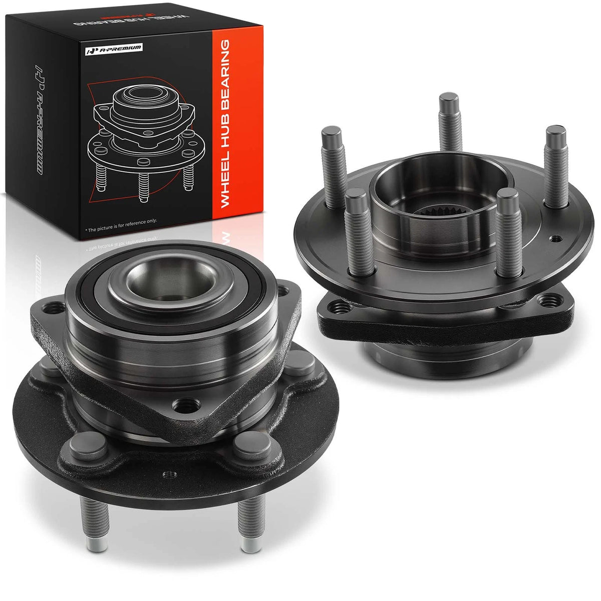 2X Front Wheel Hub & Bearing Assembly for Chevrolet Cruze (2014–2015) - 13526966, 13507016, 13580686, 13590795