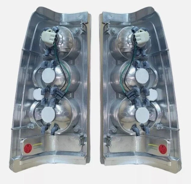 LED Look Chrome Tail Lights for Chevy Silverado 1500 2500 3500 (2003–2006) NTR6152