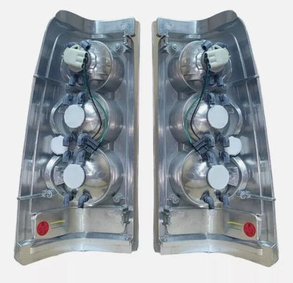 LED Look Chrome Tail Lights for Chevy Silverado 1500 2500 3500 (2003–2006) NTR6152