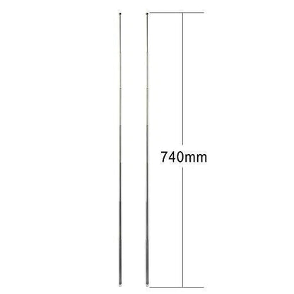 8X Replacement Telescopic Aerial Antenna for TV Radio AM/FM (14-74cm)