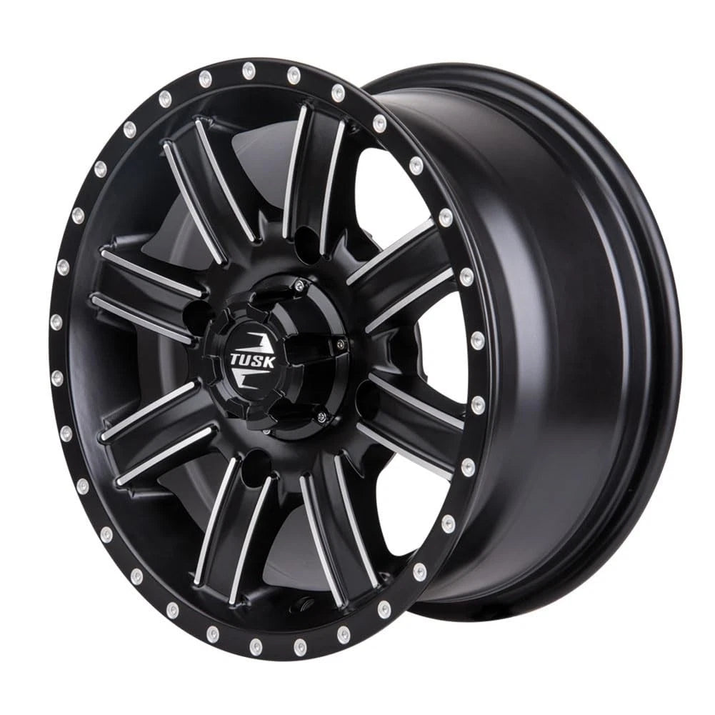 Tusk Cascade Wheel 12x7 Machined/Black for Polaris RZR 4 800 (2010–2014) 185-276-0006