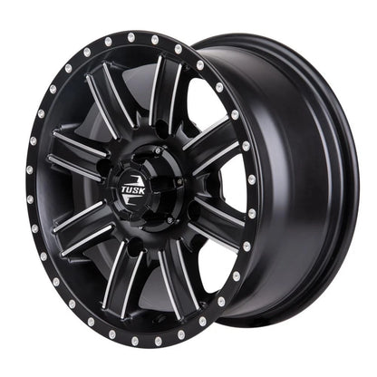 Tusk Cascade Wheel 12x7 Machined/Black for Polaris RZR 4 800 (2010–2014) 185-276-0006
