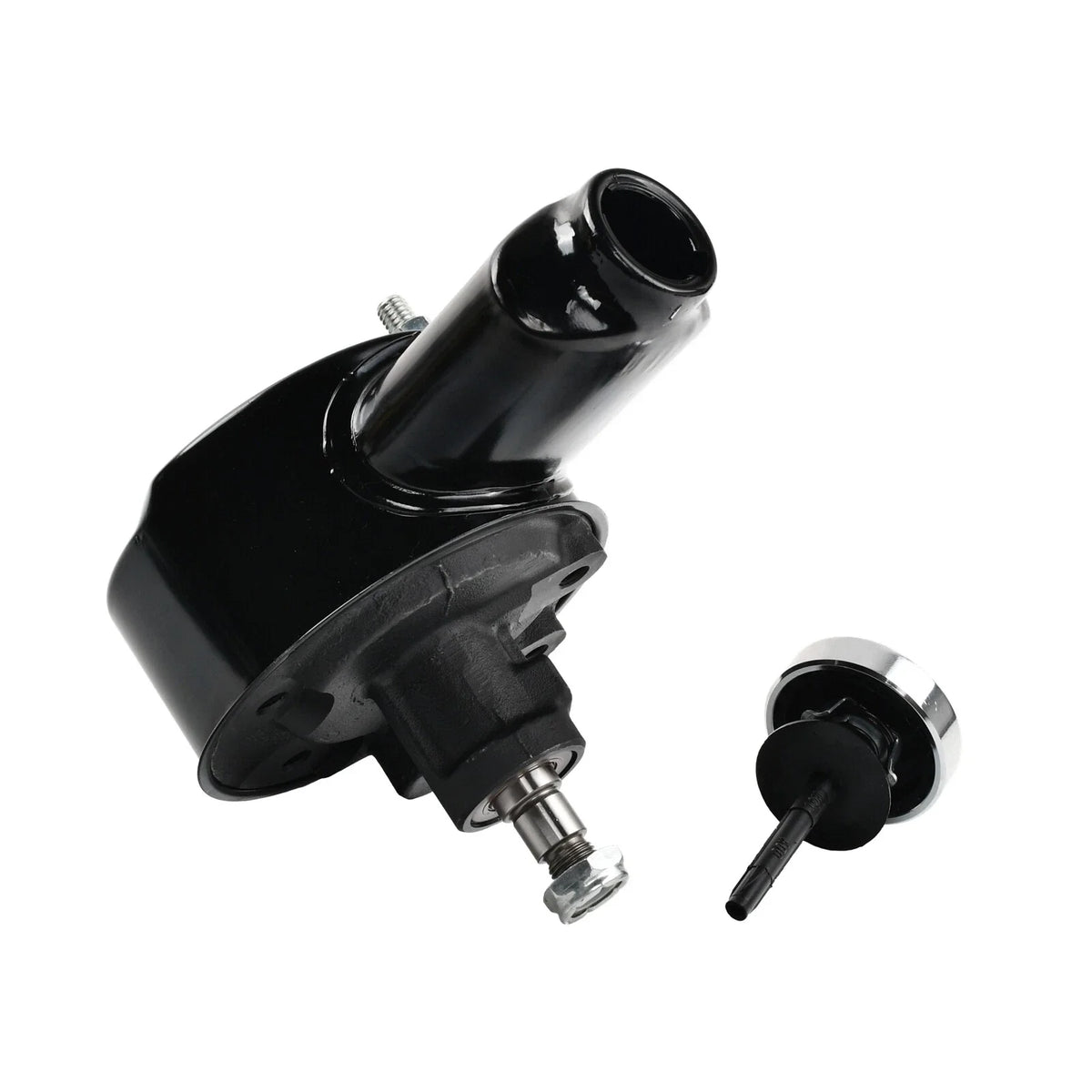 Saginaw Power Steering Pump & Bracket Set for Chevy SBC 350 400 (1970–1985)