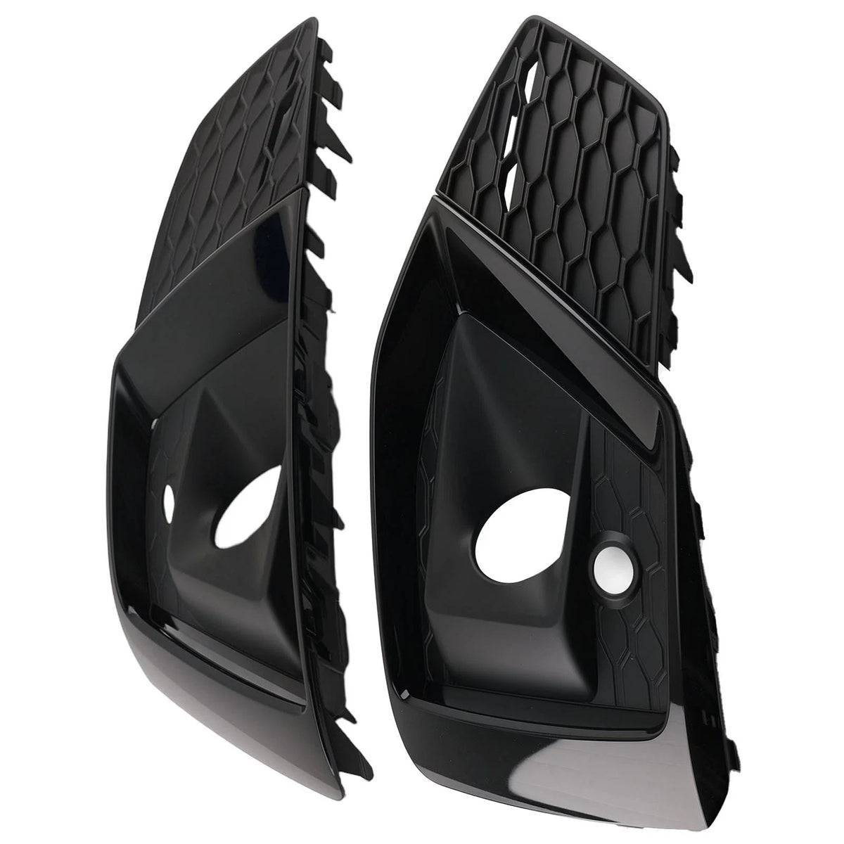 Set of 2 Front Bumper Fog Light Grille Covers for Audi A5 2020–2022