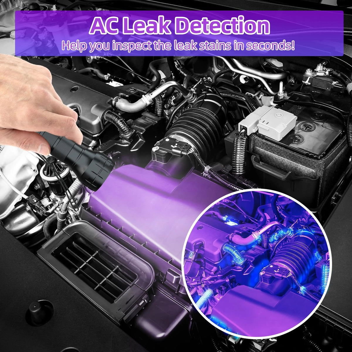 AC Leak Detector Tool for Automotive (2010–2023)