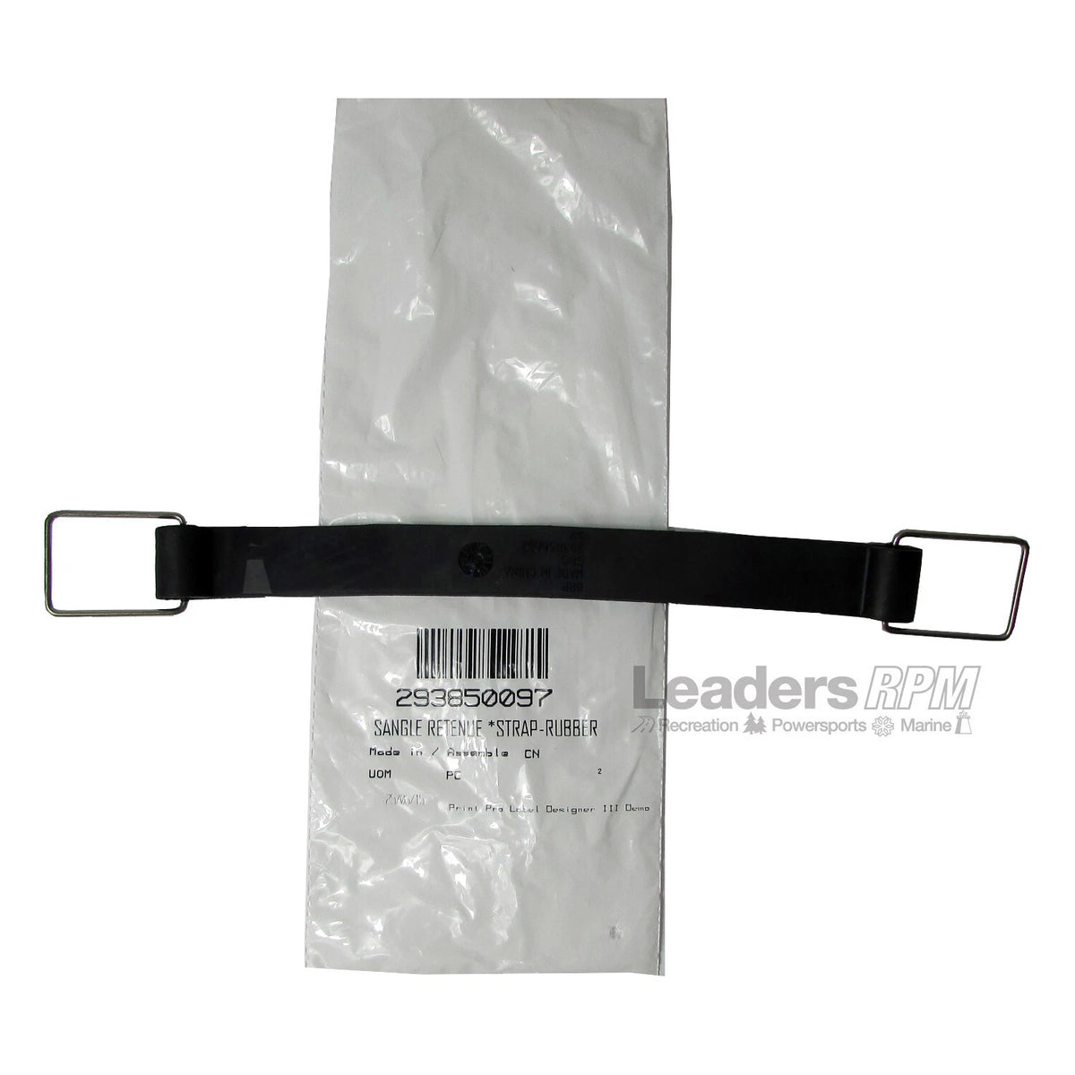 Rubber Battery Strap for Sea-Doo PWC Watercraft (OEM 293850097)