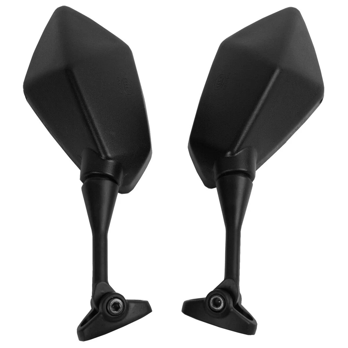 Black Pair Rear View Mirrors for Hyosung GT125R GT250R GT650R GT650S (2003–2018)