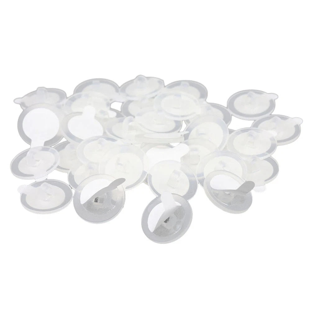 100pcs PVC Transparent Wall Hooks for Lights