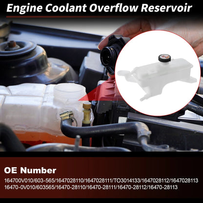 Coolant Expansion Reservoir Tank w/Cap for Toyota RAV4 (2006–2018) 164700V010