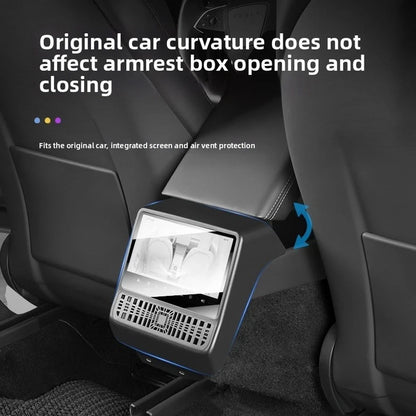 Rear Air Vent Cover for Model Y3 - Tempered Glass Screen Protector