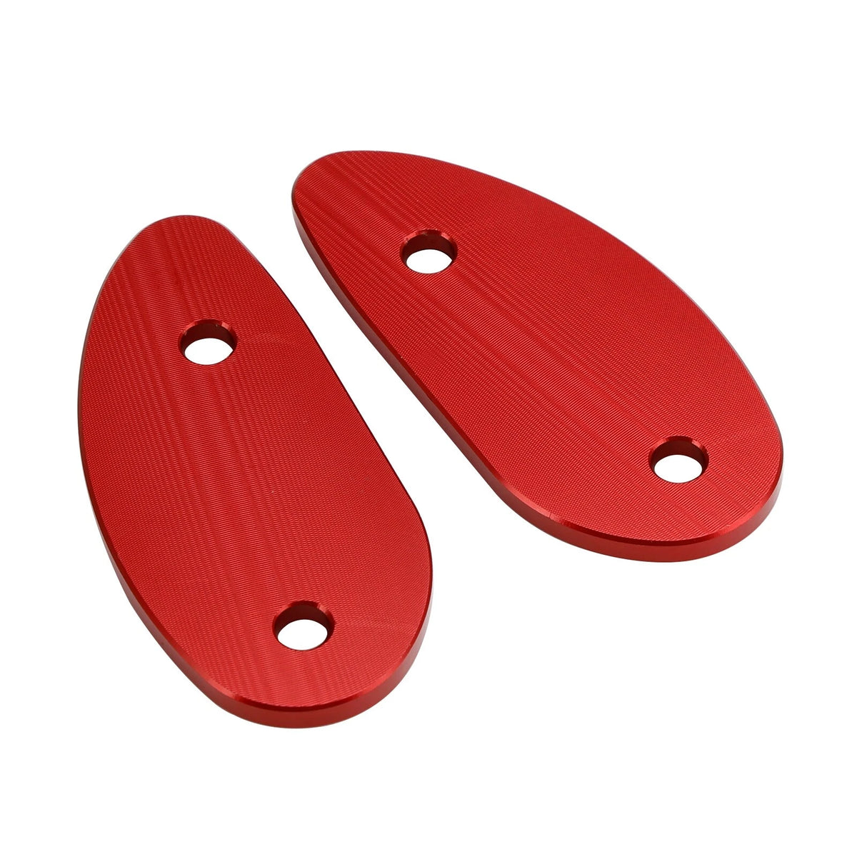 CNC Red Mirror Block Off Plates for Honda CBR 1000 RR (2008–2023) M529-A220-Red