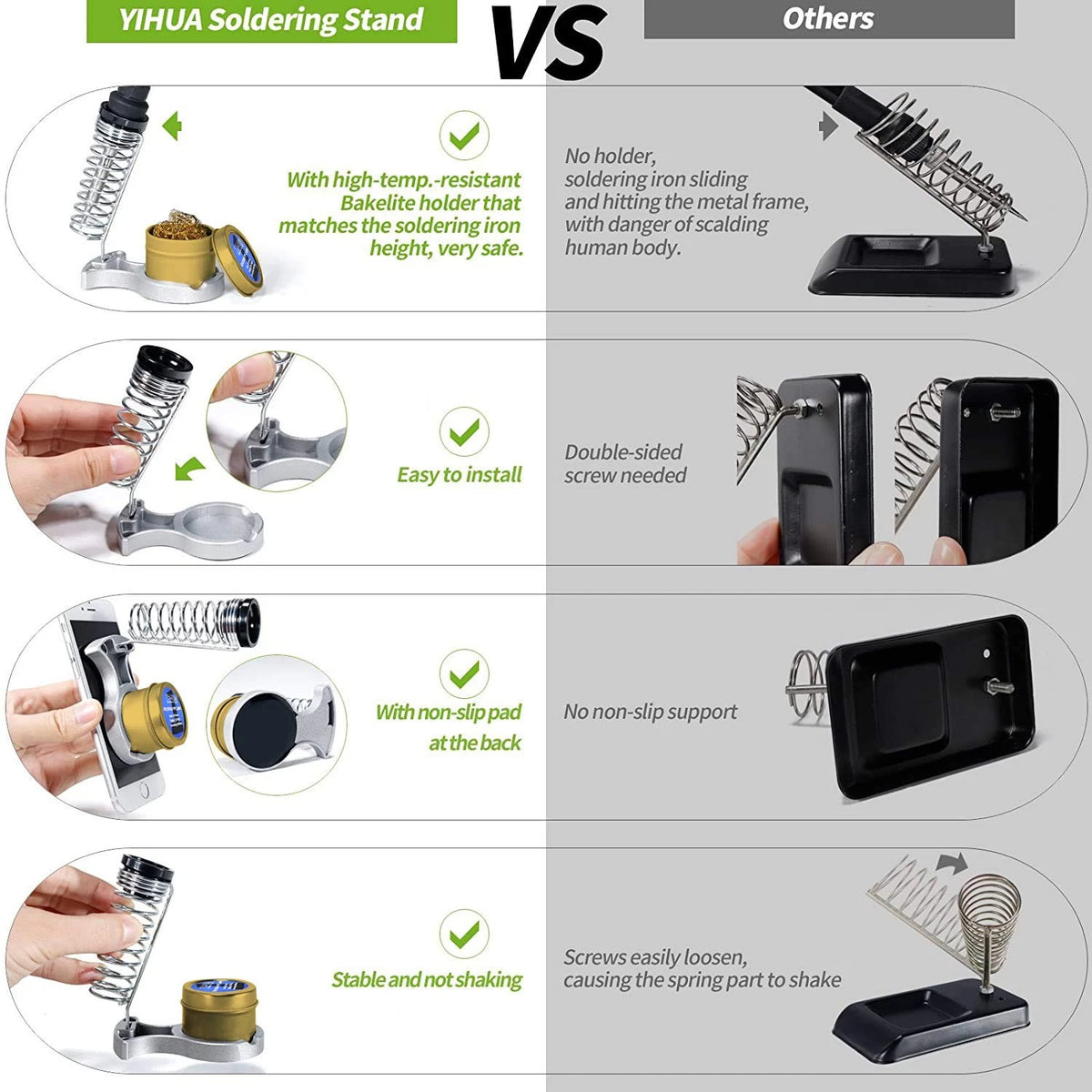 Soldering Iron Kit for YIHUA 947-III (60W, Adjustable Temperature)