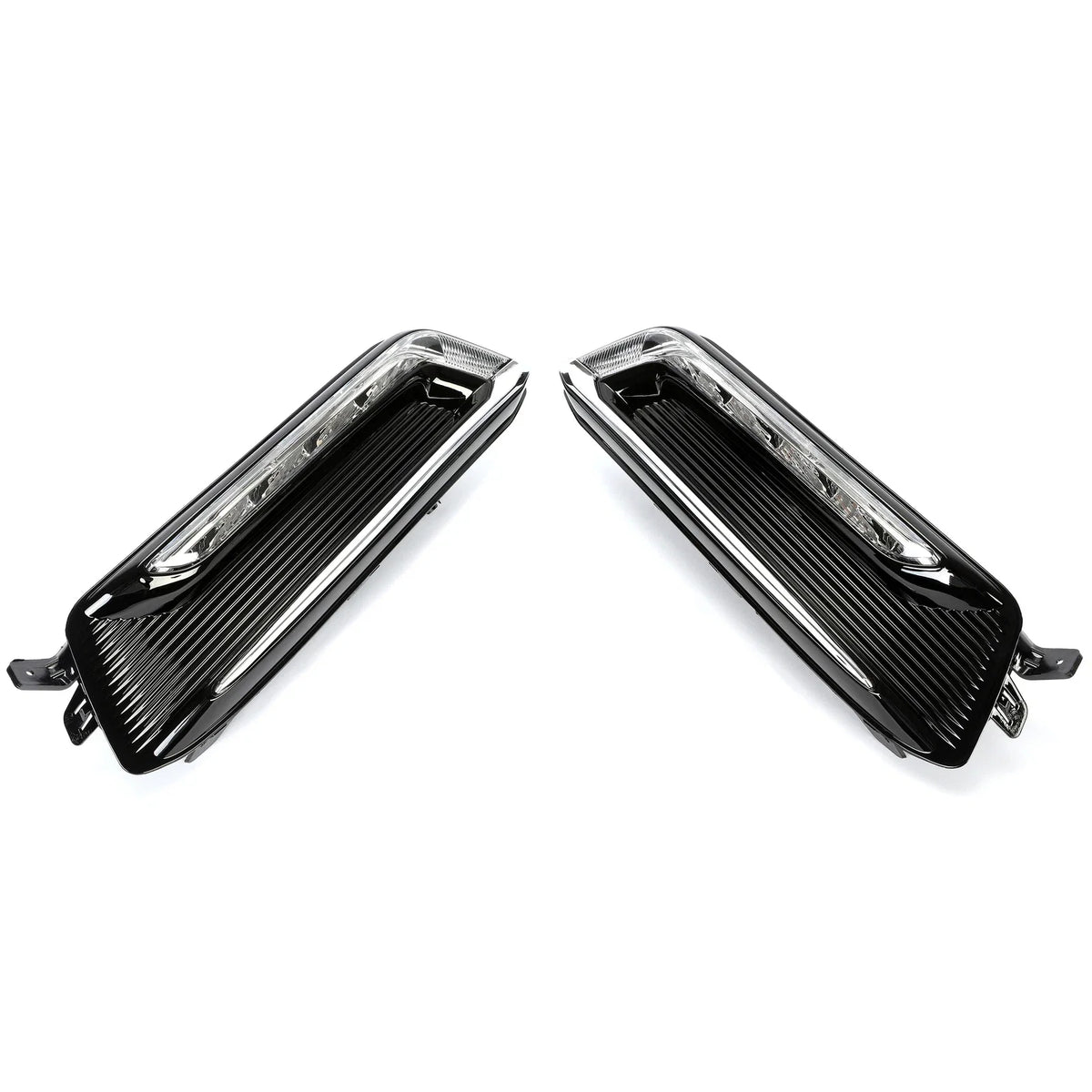 Clear LED DRL Fog Lights Set for Chevy Impala (2014–2020) + Wiring + Switch