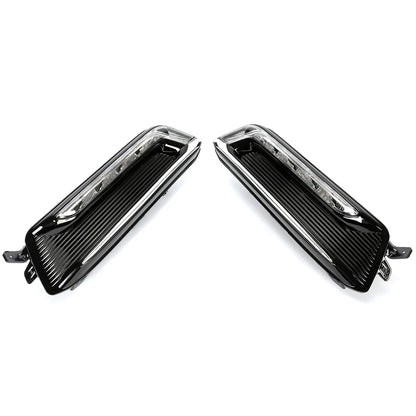 Clear LED DRL Fog Lights Set for Chevy Impala (2014–2020) + Wiring + Switch