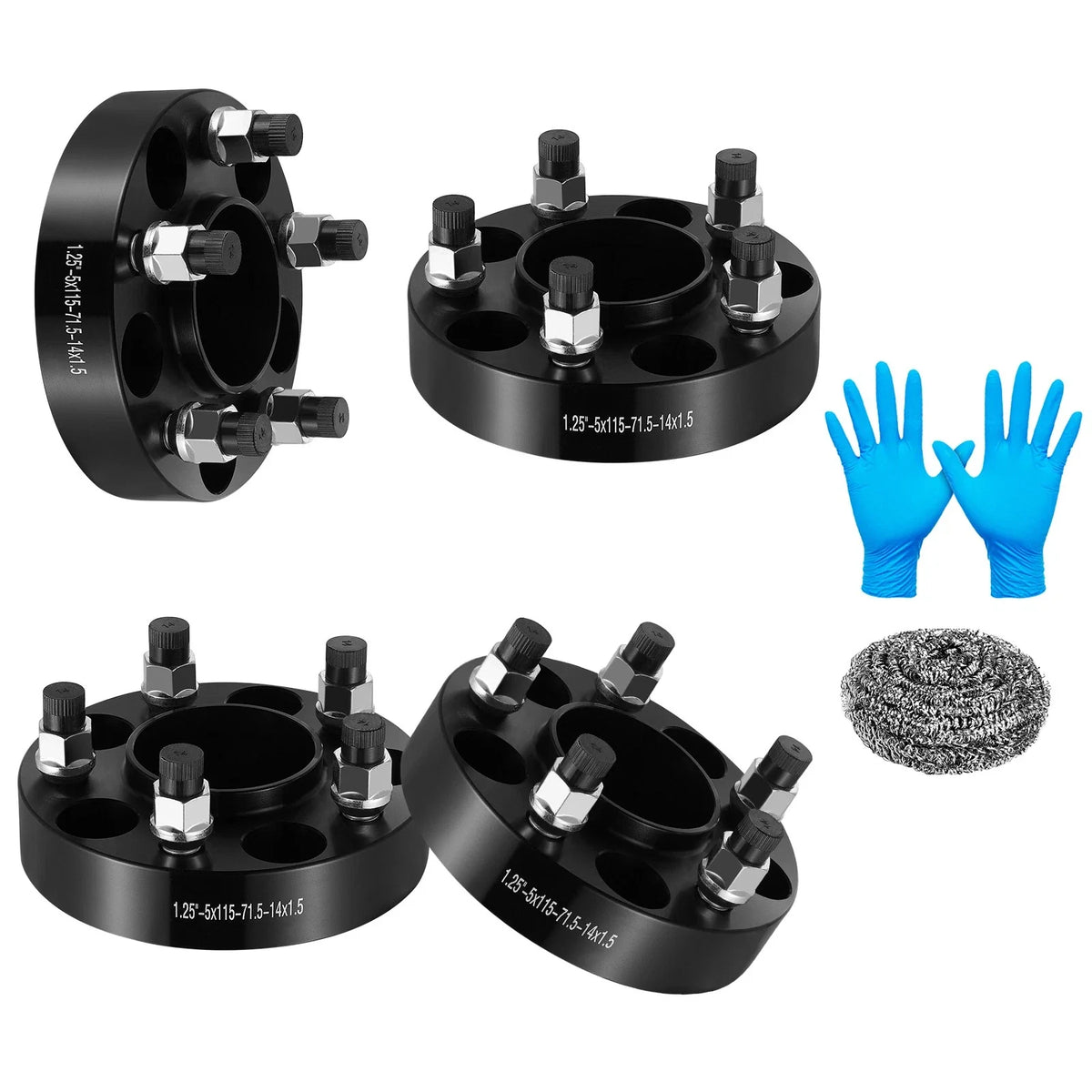 5x115 Hubcentric Wheel Spacers 14x1.5 for Dodge Charger (2015–2023)