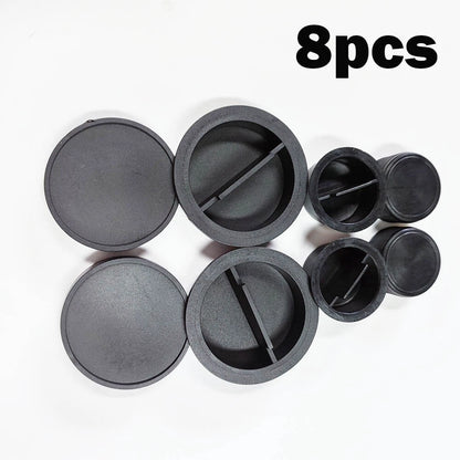8pcs Dust Caps for 1.25'' / 2'' Mount Focusers Telescope Eyepieces