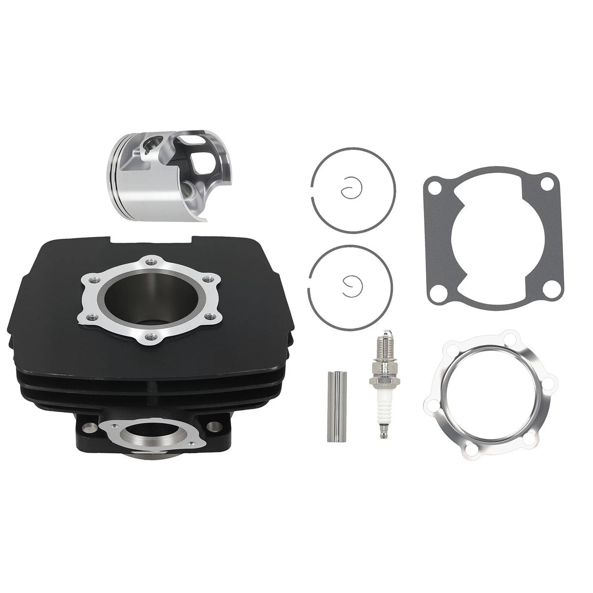 Top End Rebuild Kit with Cylinder Piston Gasket 66mm for Yamaha DT175 MX175 (1978–2014)