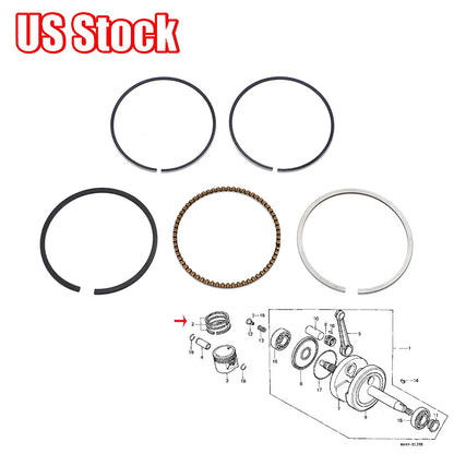 Piston Rings Kit for Honda XR100R (2001–2003) CRF100F (2004–2013)