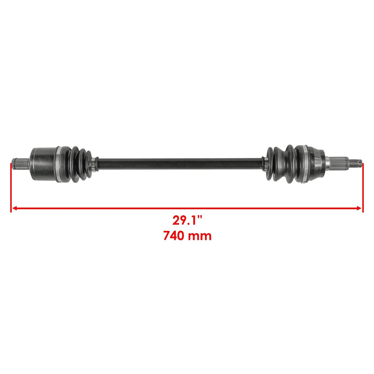 Set of 2 Complete CV Joint Axles for Polaris (Oem 1333946, 1333263)