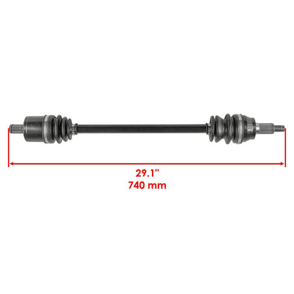 Set of 2 Complete CV Joint Axles for Polaris (Oem 1333946, 1333263)