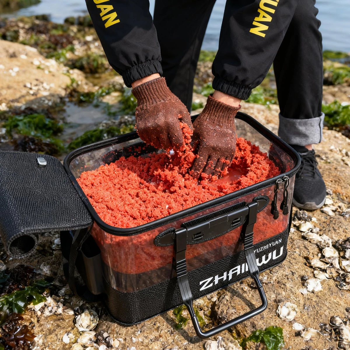 10GAL Foldable Fishing Bucket for Portable Bait (2010–2023)