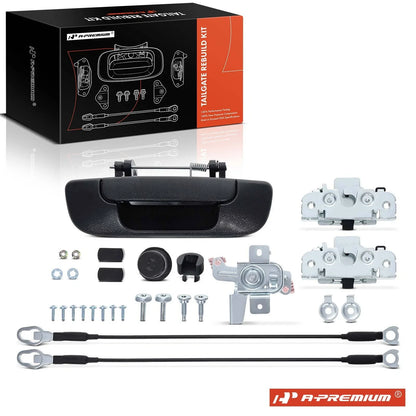 Tailgate Hardware Rebuild Kit with Cable for Dodge Ram 1500 (2003–2008)