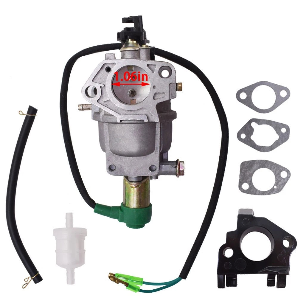 Carburetor w/ Solenoid for Honda GX340 GX390 8HP 9HP 11HP 13HP (2000–2023)