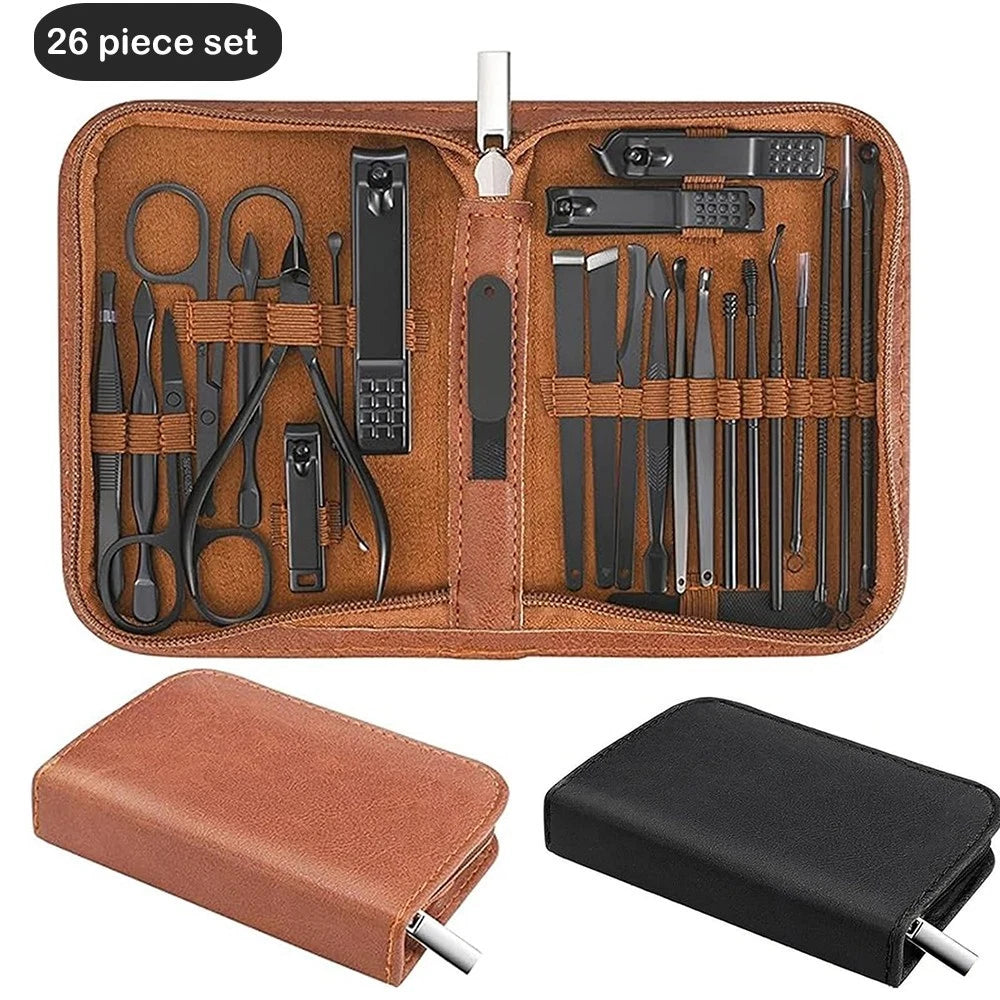 26PCS Manicure Set for Professional Nail Care Tools