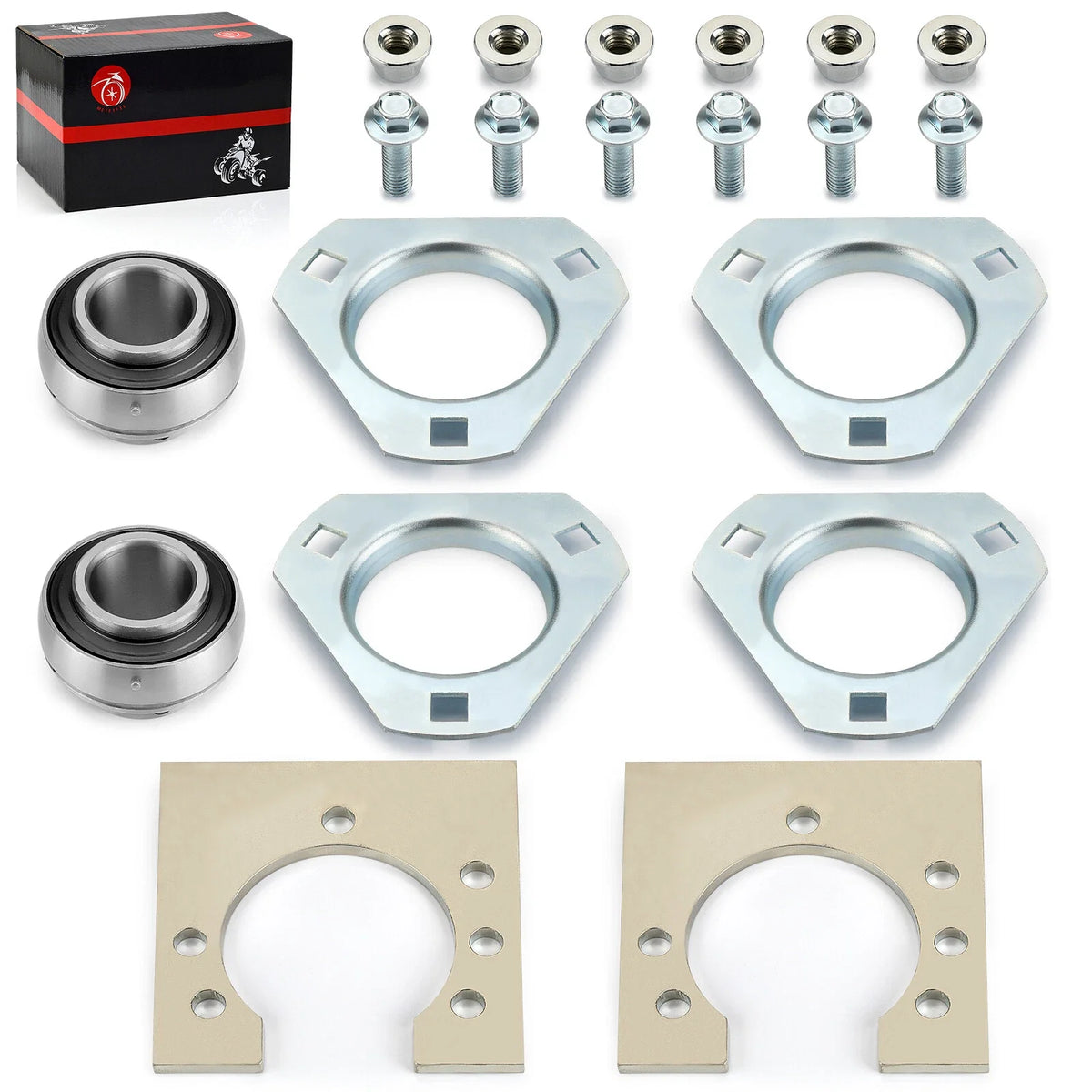 1" Live Axle Bearing Kit for Go-Kart (Fits Mini Bike)