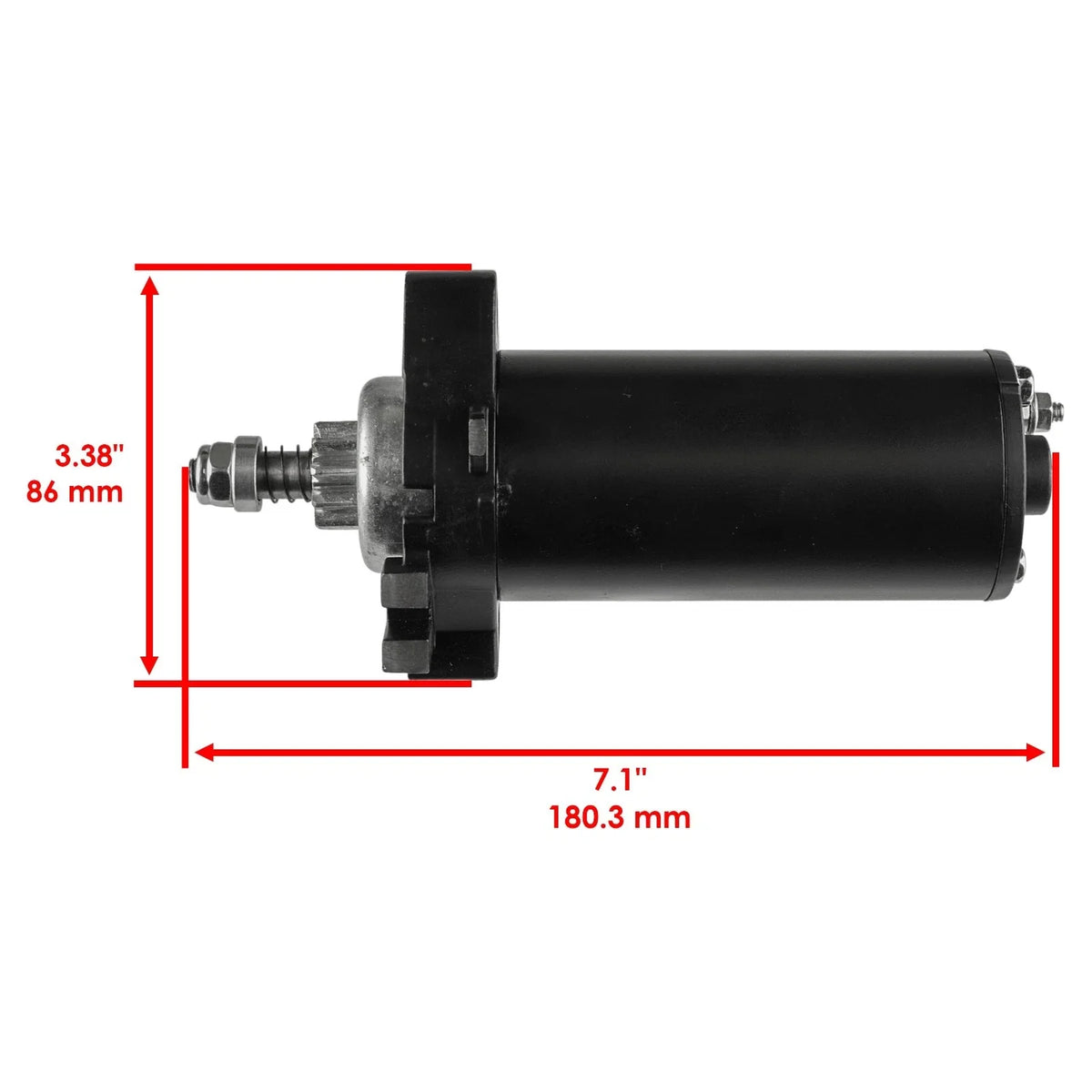 Starter for Evinrude Johnson Outboard J10EC 9.9HP (1985–1989)