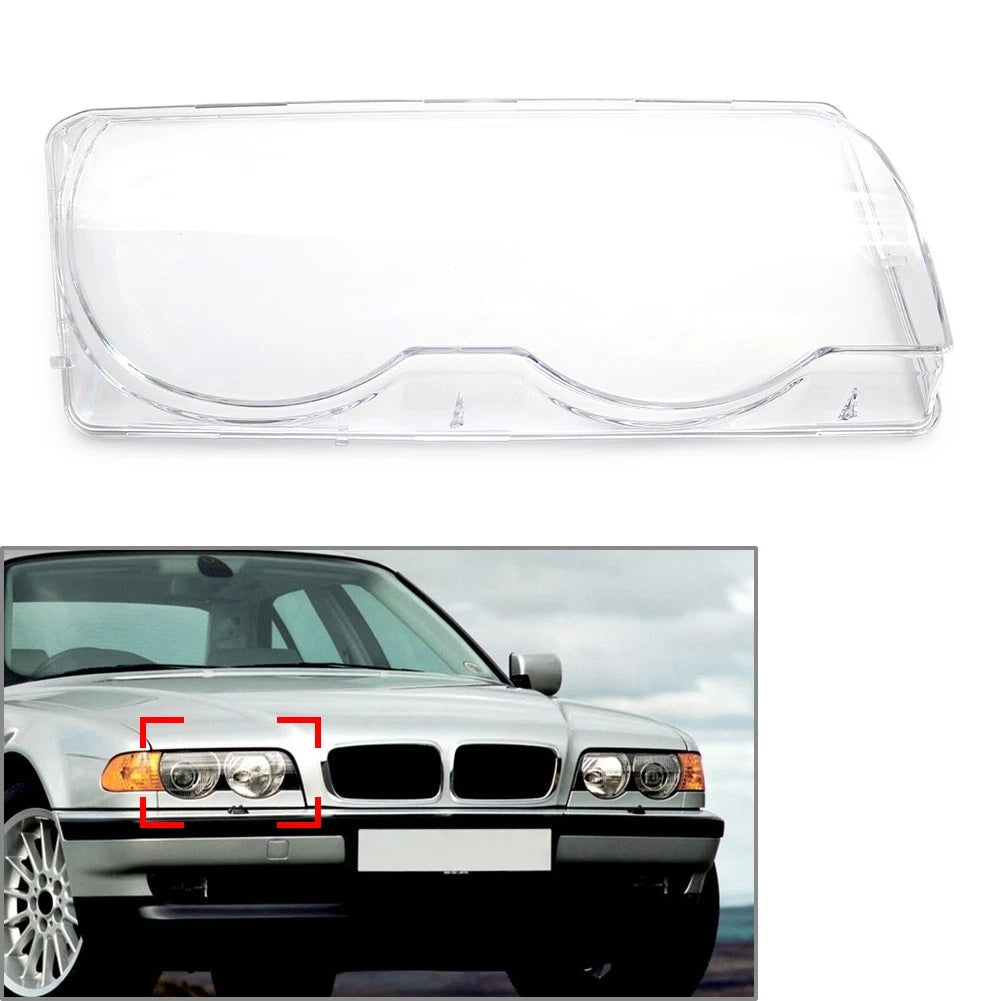 Right Headlight Lens Cover for BMW 7 Series E38 (1995–2001)