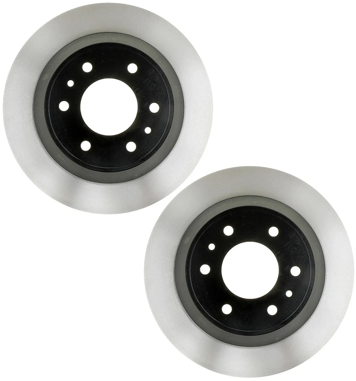 Set of 2 Rear Disc Brake Rotors for Buick Rainier, GMC Envoy XL (2004–2009)