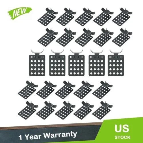 25 Pc Aluminum Roof Clips for Securing Heat Tape (Ice Dam Protection)
