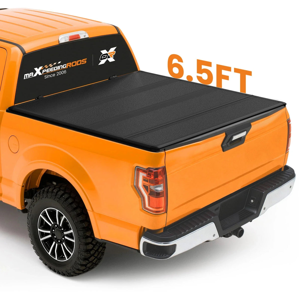 6.5FT Hard Tonneau Cover for Chevy Silverado 1500 (2014–2026) W/LED Lamp