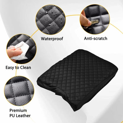 Jump Seat Center Console Lid Armrest Cover Pad for Ford F150 (2015–2023)