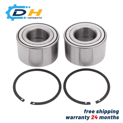 2X Front Steering Knuckle Bearing with Circlip for Foreman 500 TRX500 (2015–2019) 91051-HR3-A21, 90651-HR3-A20