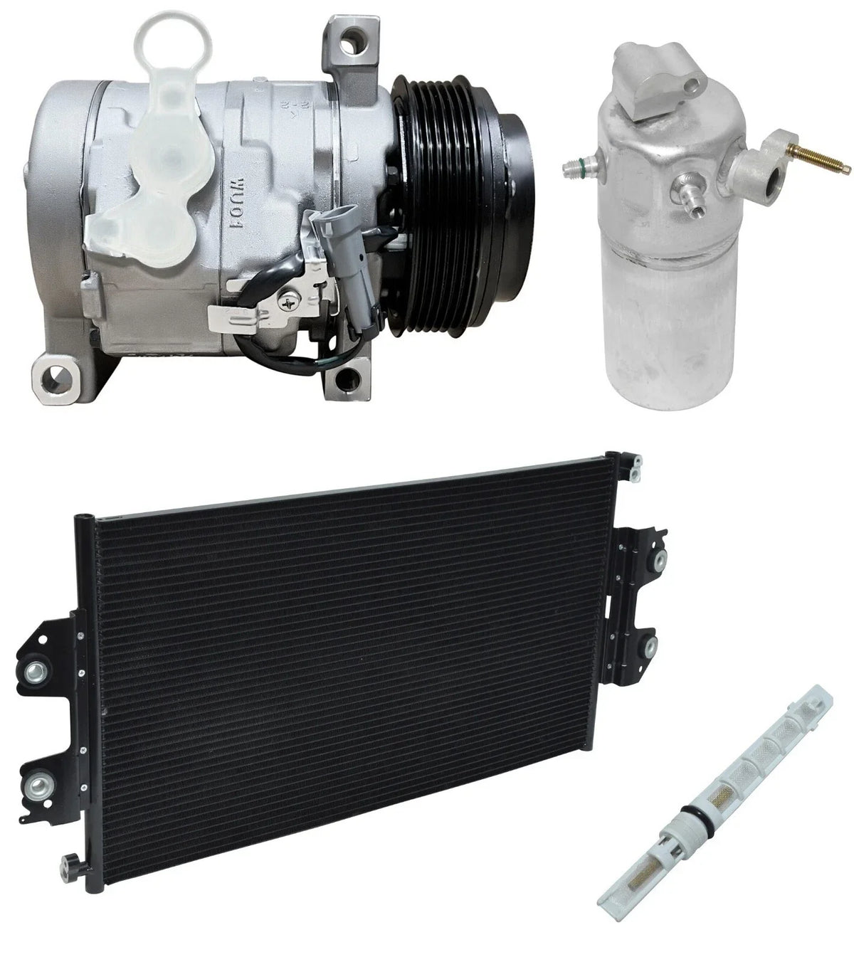 AC Compressor Kit With Condenser for GMC Savana 4500 6.6L (2011–2019)