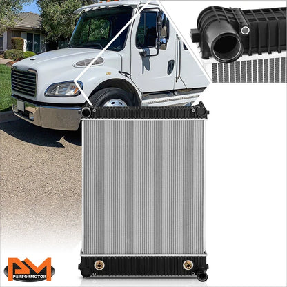 2-Row Aluminum Cooling Radiator for Freightliner M2 106/FS65 (2004–2008)