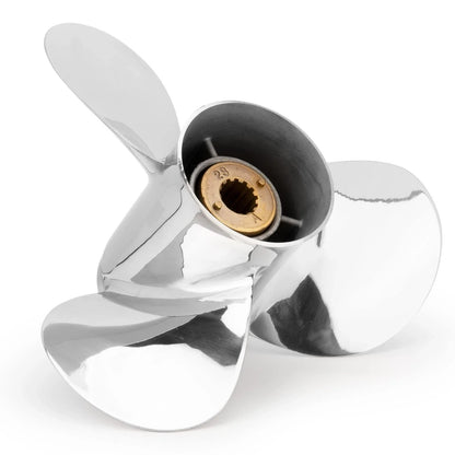 Stainless Steel Boat Propeller 10 3/8 x 14 for Mercury 25-70 HP (RH)