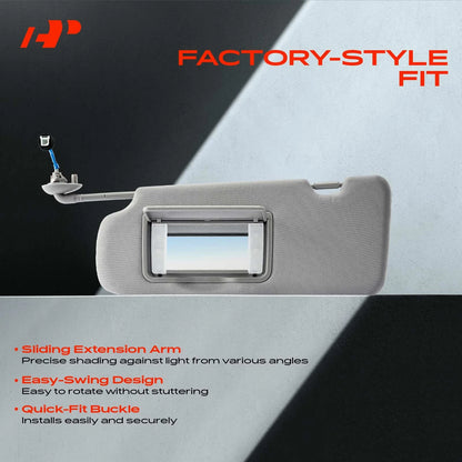 Sun Visor with Mirror & Lights for Honda CR-V (2017–2022) 83280TLAA12ZB