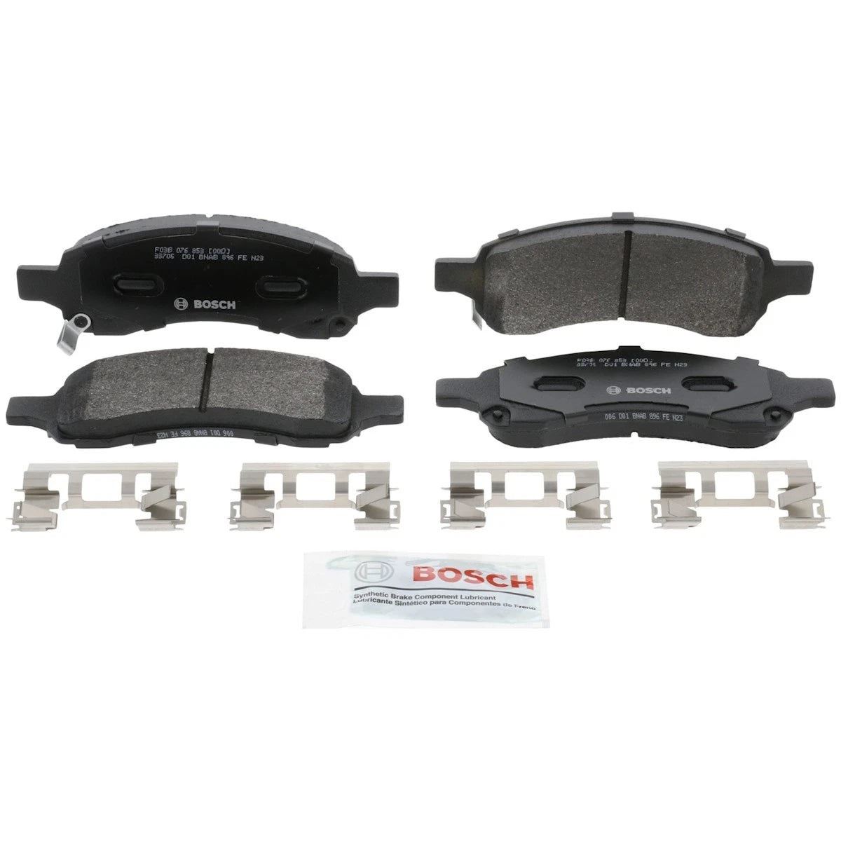 2X Bosch Brake Pad Sets BP1169A for Chevy GMC Acadia Limited (2007–2017)