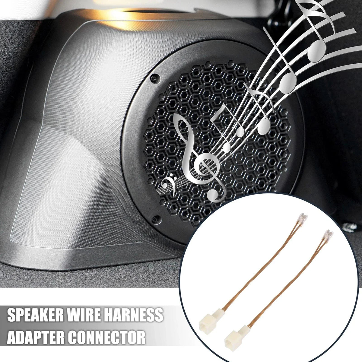 2X Car Speaker Connector Wire Harness Plug for Nissan Infiniti 