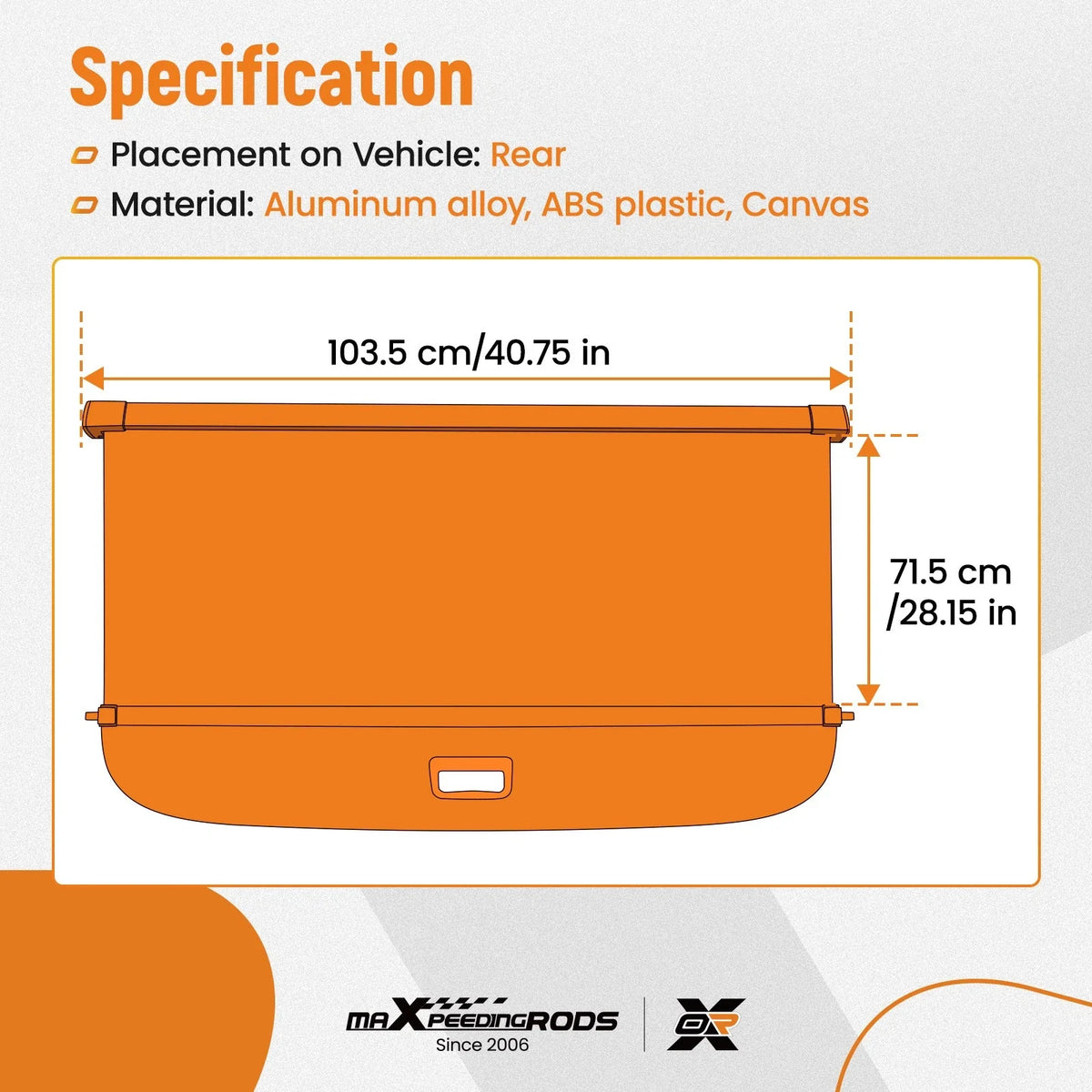 Parcel Shelf Cargo Cover for Nissan Kicks (2018–2024)