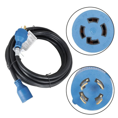 30 Amp Generator Cord 25FT L14-30P to L14-30R for Outdoor Use