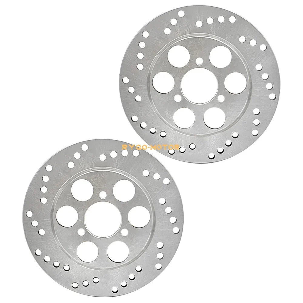 2X Front Brake Disc Rotors for Honda ATC200X ATC250R (1983–1985) 43122-965-000